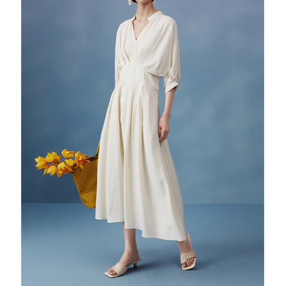 Robe Maxi Plissée Élégante pour Femme Chic und Stil