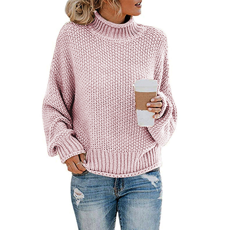 Dames Grand Pull en Tricot Chic und Stil