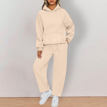Dames confortables Oversized sweats avec poche kangourou Chic und Stil