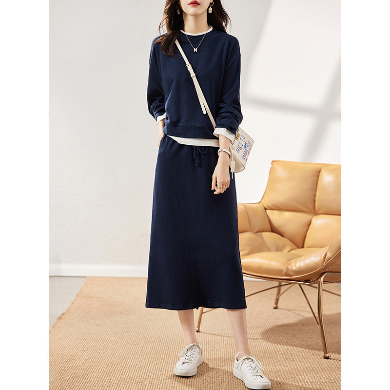 Robe Midi Superposée Décontractée pour Femmes Chic und Stil