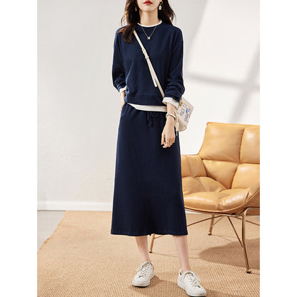 Robe Midi Superposée Décontractée pour Femmes Chic und Stil