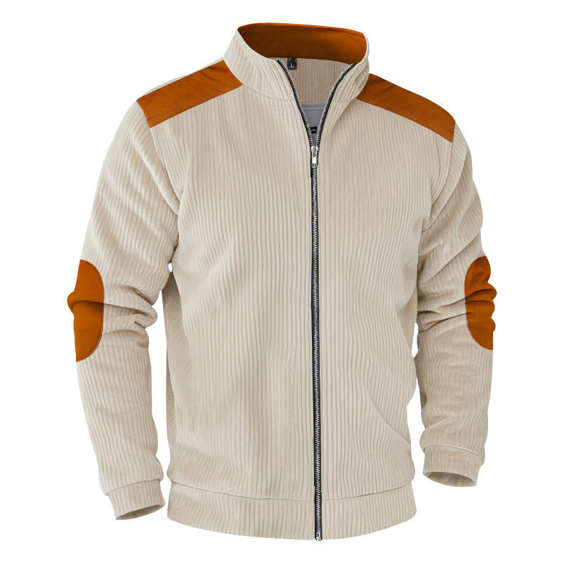 Veste de loisir pour hommes avec col montant Chic und Stil