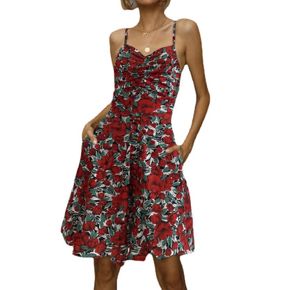 Robe d'été en A à boutons pour dames Chic und Stil