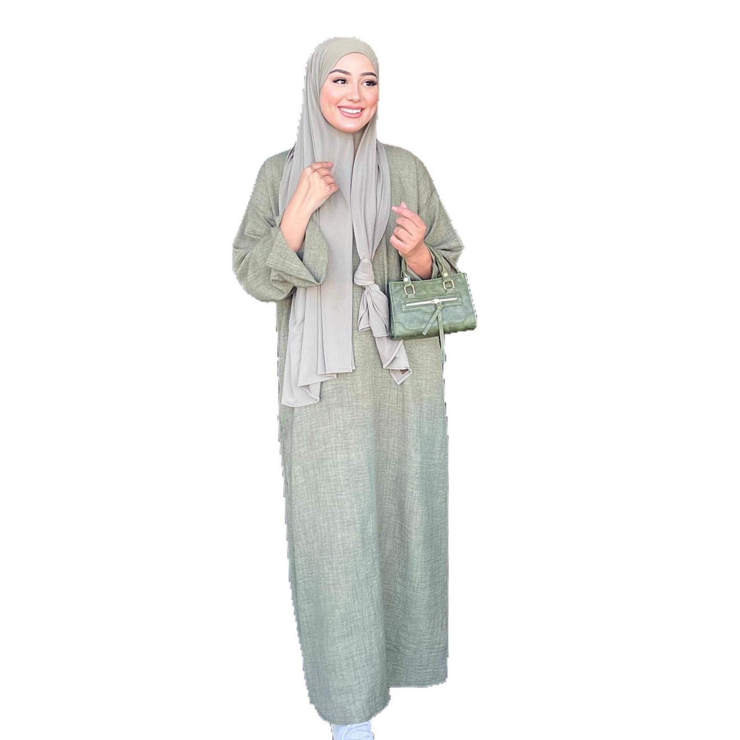 Dames Robe maxi à la mode avec des manches volumineuses et une coupe élégante Chic und Stil