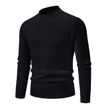 Lightweight knitted pullover for men with textured design Chic and Style
