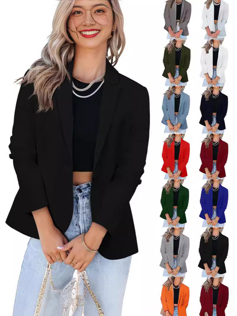 Dames Blazer élégant avec une coupe moderne et des poches pratiques Chic und Stil
