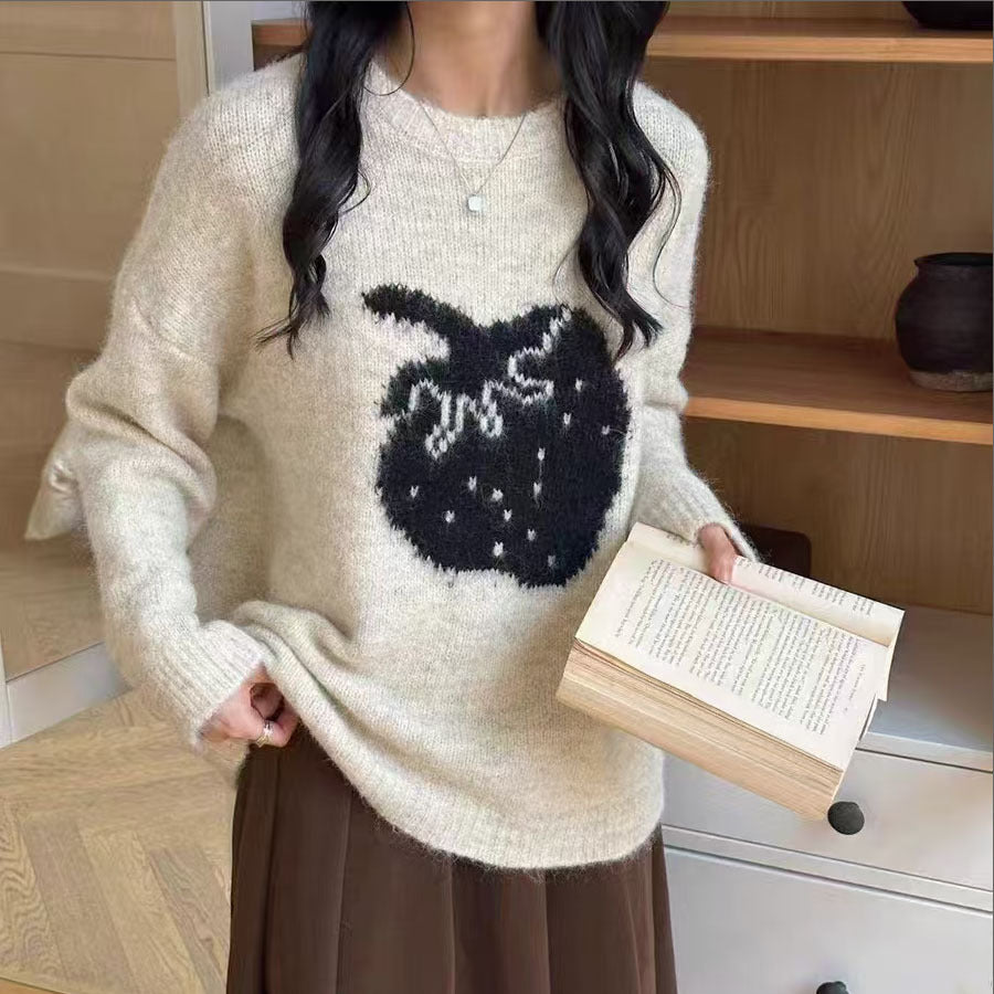Pull doux pour femmes au design moderne avec un mignon motif animal Chic und Stil