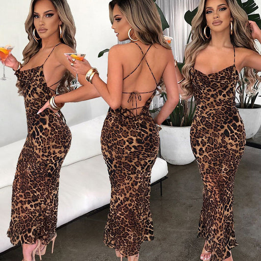 Dames Robe Maxie Chic Imprimé Animal Chic und Stil
