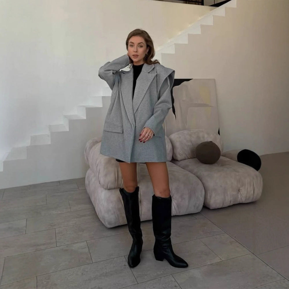 Dames élégante blazer oversize Chic und Stil