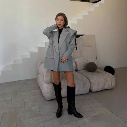 Dames élégante blazer oversize Chic und Stil