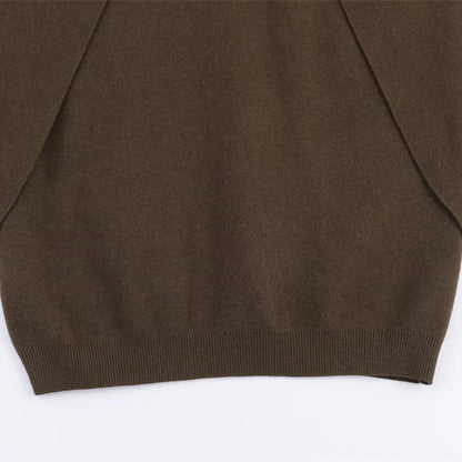 Dames élégant pull oversized avec large col en V Chic und Stil