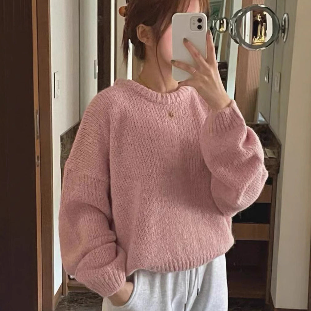 Pull en tricot confortable pour femmes avec coupe ample et détails côtelés classiques Chic und Stil