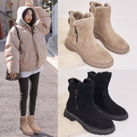 Bottes d'hiver tendance pour femmes avec doublure douce et profil robuste Chic und Stil