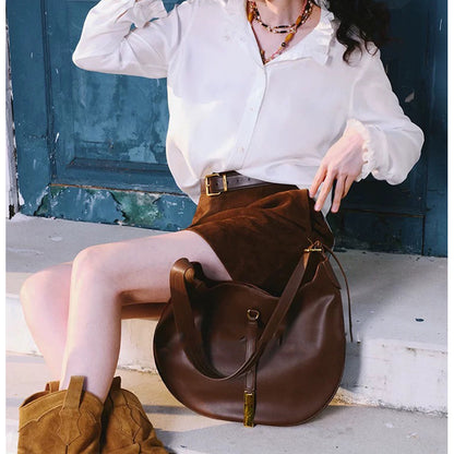 Blouse à col volants Chic und Stil pour femmes
