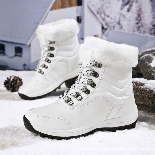 Bottes d'hiver imperméables pour femmes avec doublure en peluche Chic und Stil