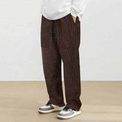 Casual men's pants with an innovative structured design and practical pockets Chic and Style