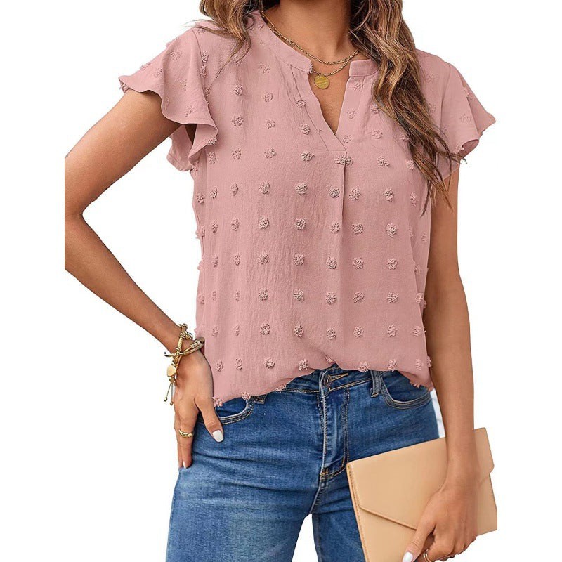 Chemisier femme avec manches volantes Chic und Stil