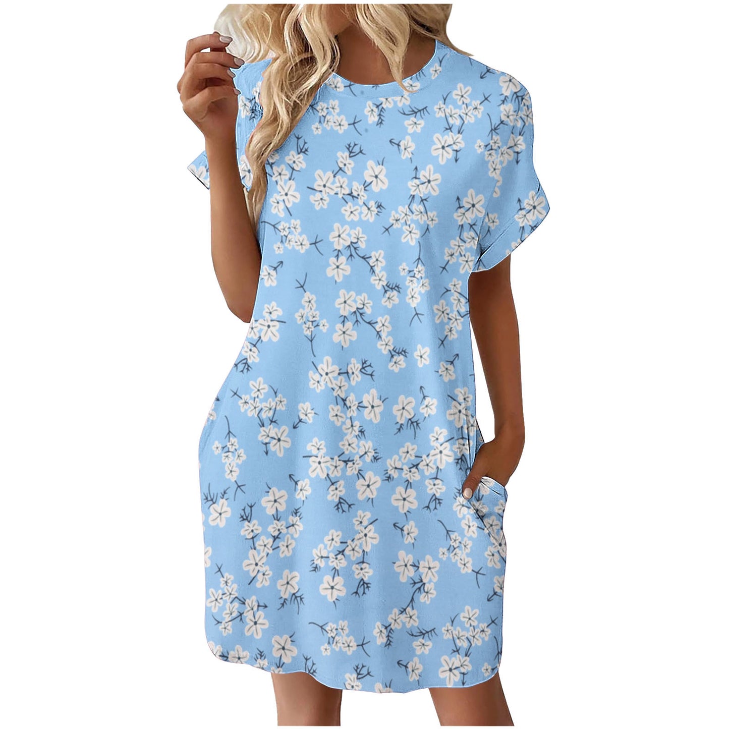 Robe Shift à Imprimé Floral pour Femmes Chic und Stil