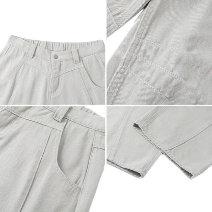 Women High Waist Wide Cut Pants with Chic and Stylish Accessory