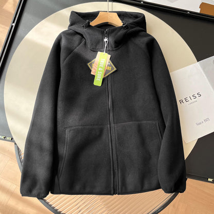 Veste en polaire pour femmes avec col haut et poches latérales pratiques Chic & Stil