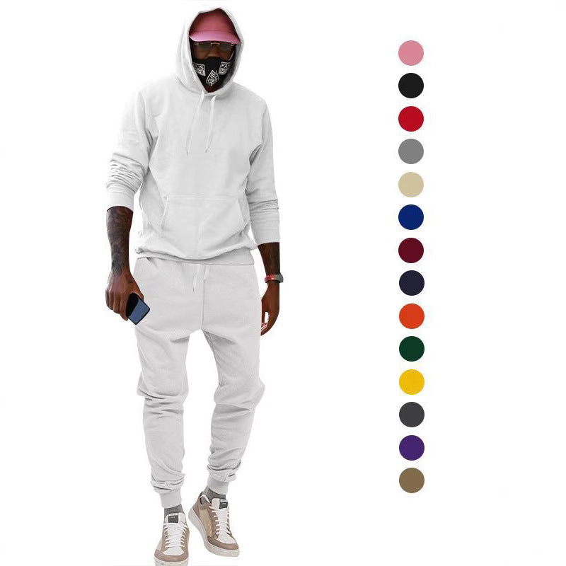 Men's casual hoodie and high-waisted jogger pants Chic and Style