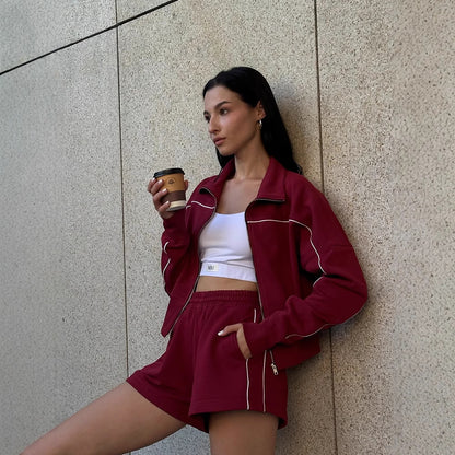 Ensemble débardeur et shorts de loisirs pour femmes Chic und Stil