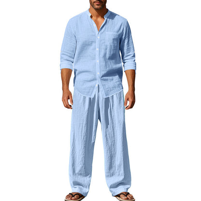 Hommes ensemble complet en lin léger Chic und Stil