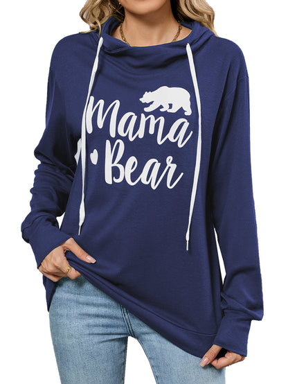 Pull à capuche décontracté pour femmes avec design estampillé Chic und Stil