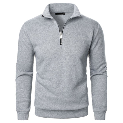 Men's pullover with short zipper Chic and Style