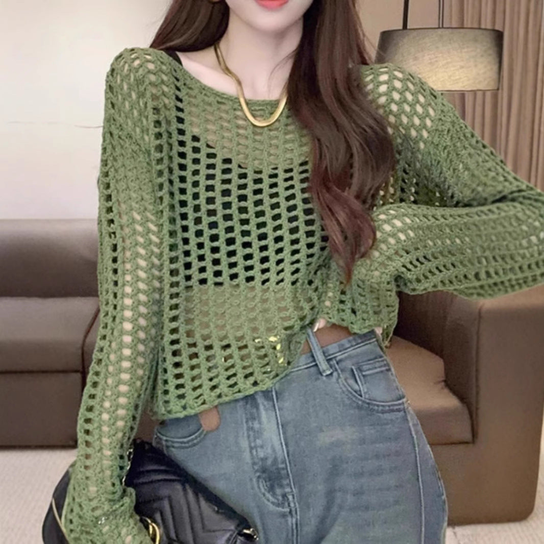 Pull en tricot léger pour femmes au design en mailles Chic und Stil
