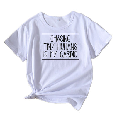 T-shirt de citation sur la parentalité décontracté pour femmes Chic und Stil