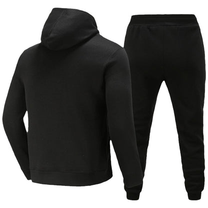 Men's hoodie and jogger pants set with eye-catching graphic design Chic and Style