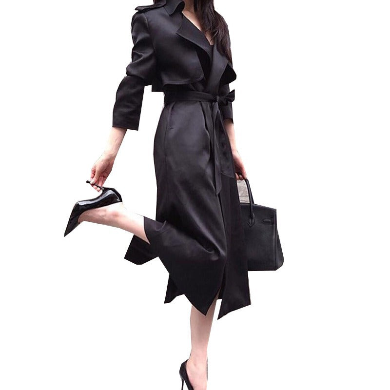 Manteau élégant pour femme avec ceinture Chic und Stil