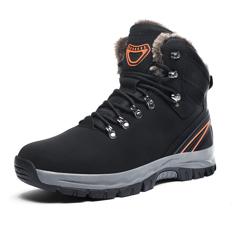 Chaussures de randonnée d'hiver pour hommes avec doublure isolante et semelle antidérapante Chic und Stil