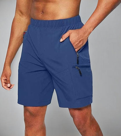 Shorts fonctionnels pour hommes avec taille élastique et poches zippées pratiques Chic und Stil