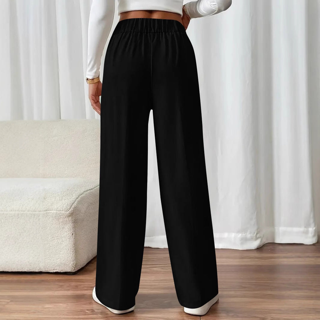 Wide pants for women with elegant button detail Chic and Style