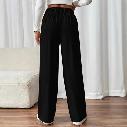 Wide pants for women with elegant button detail Chic and Style