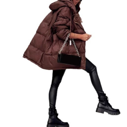 Dames Doudoune Oversized avec poches pratiques et col haut Chic und Stil