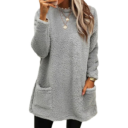 Dames Chemise Oversize Douce Chic und Stil