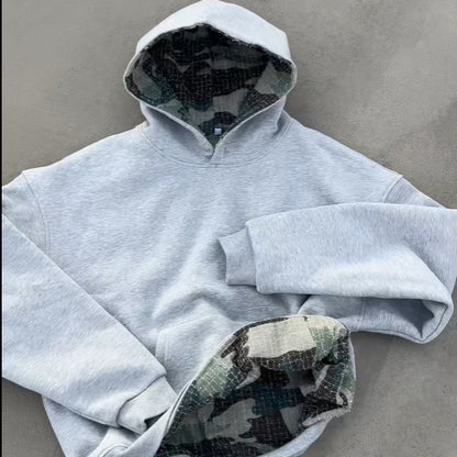 Dames hoodie avec doublure intérieure camouflage moderne Chic und Stil