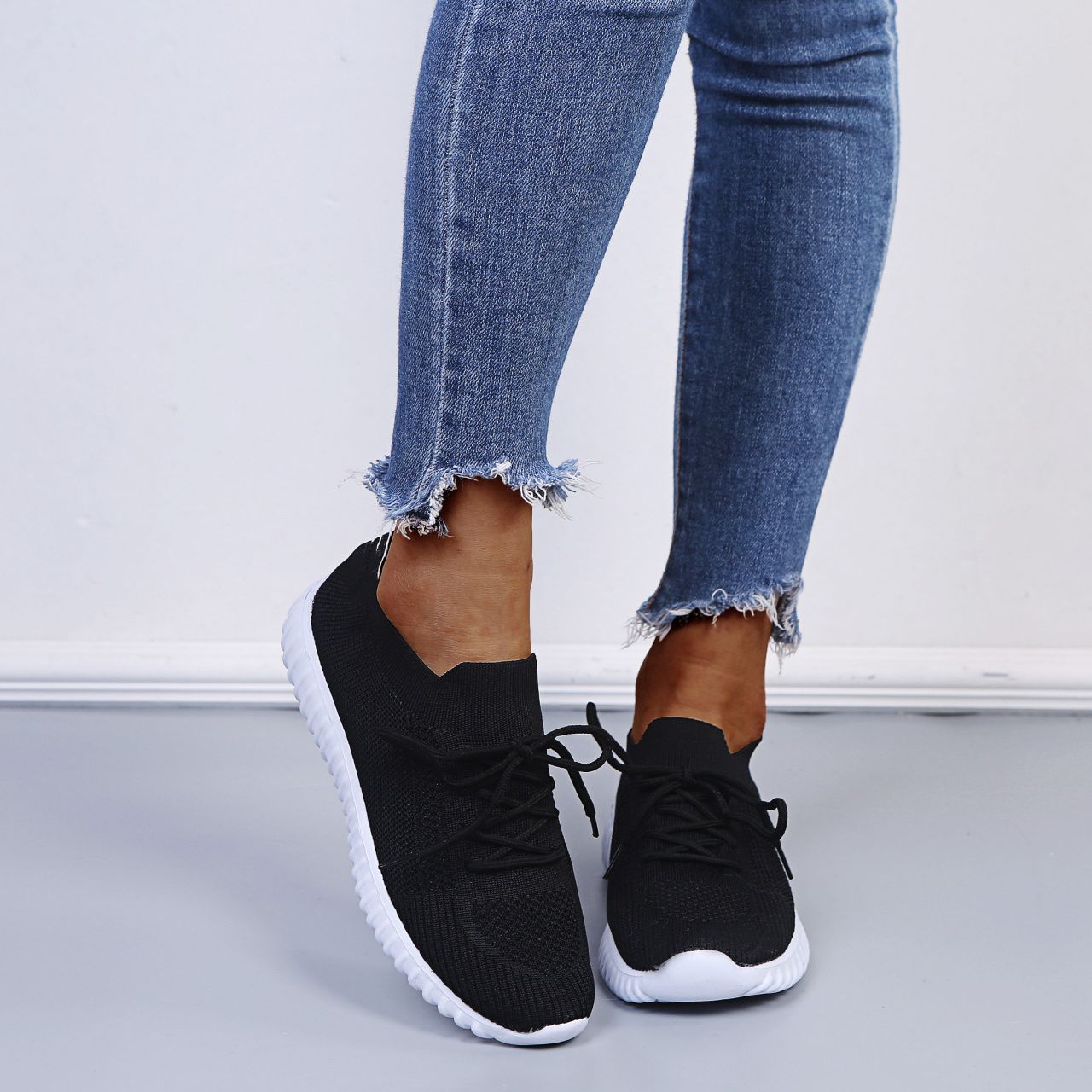 Chaussures décontractées respirantes pour femmes avec tige élastique Chic und Stil