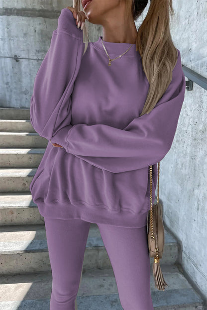 Women's comfortable sport-loungewear with wide sleeves, chic and stylish