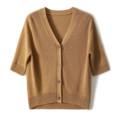 Gilet tricot à manches courtes pour femmes Chic und Stil