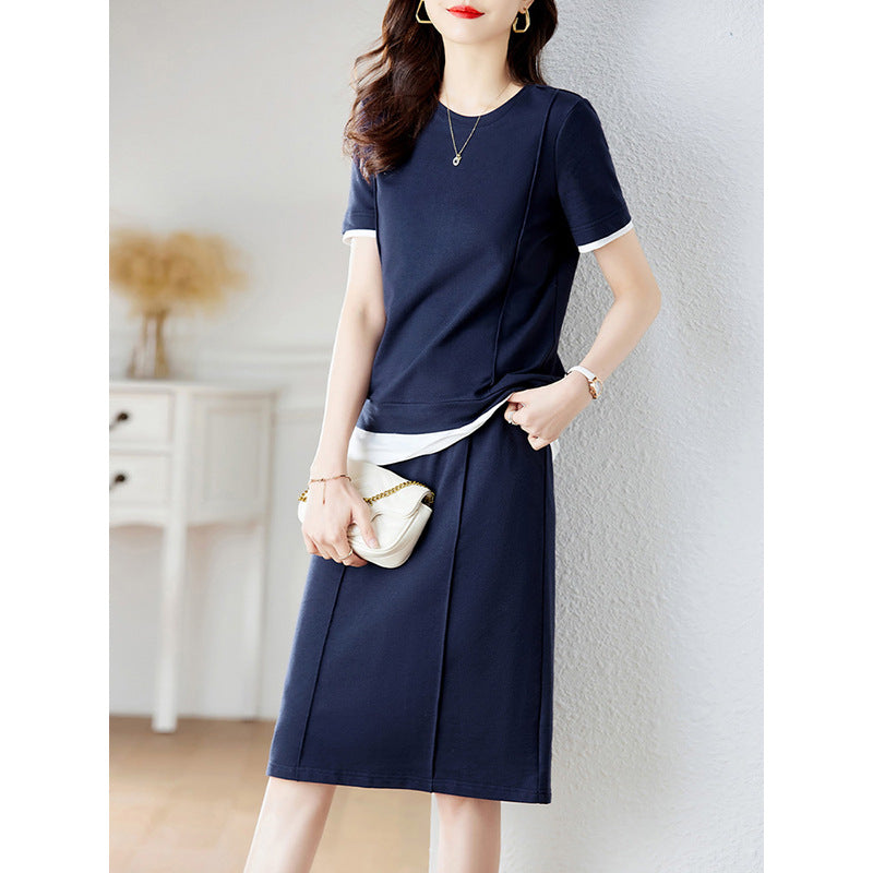 Robe Midi Superposée Décontractée pour Femmes Chic und Stil