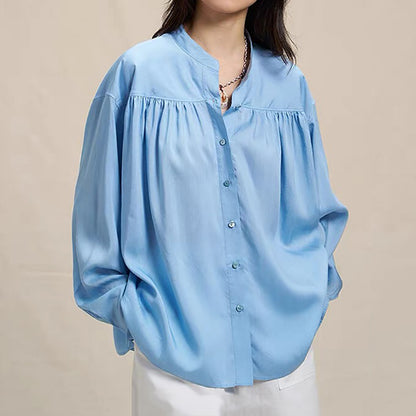 Blouse à boutons décontractée pour femmes Chic und Stil
