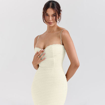 Robe maxi bodycon sans bretelles Chic und Stil