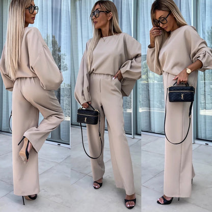 Dames élégant combishort à coupe ample et à manches volumineuses Chic und Stil