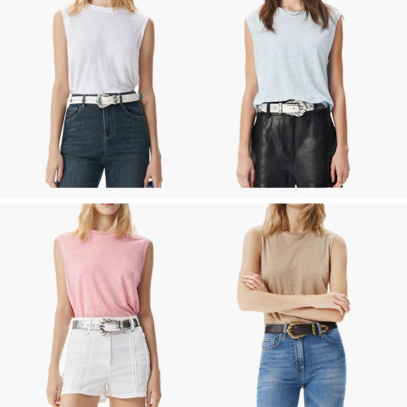Top sans manches confortable pour femmes Chic und Stil