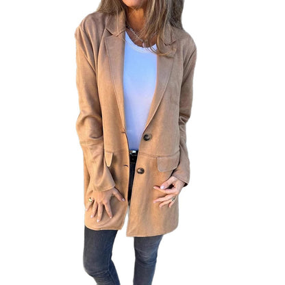 Dames élégant blazer oversize Chic und Stil