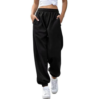 Ladies comfortable pleated pants with elastic waist Chic and Style